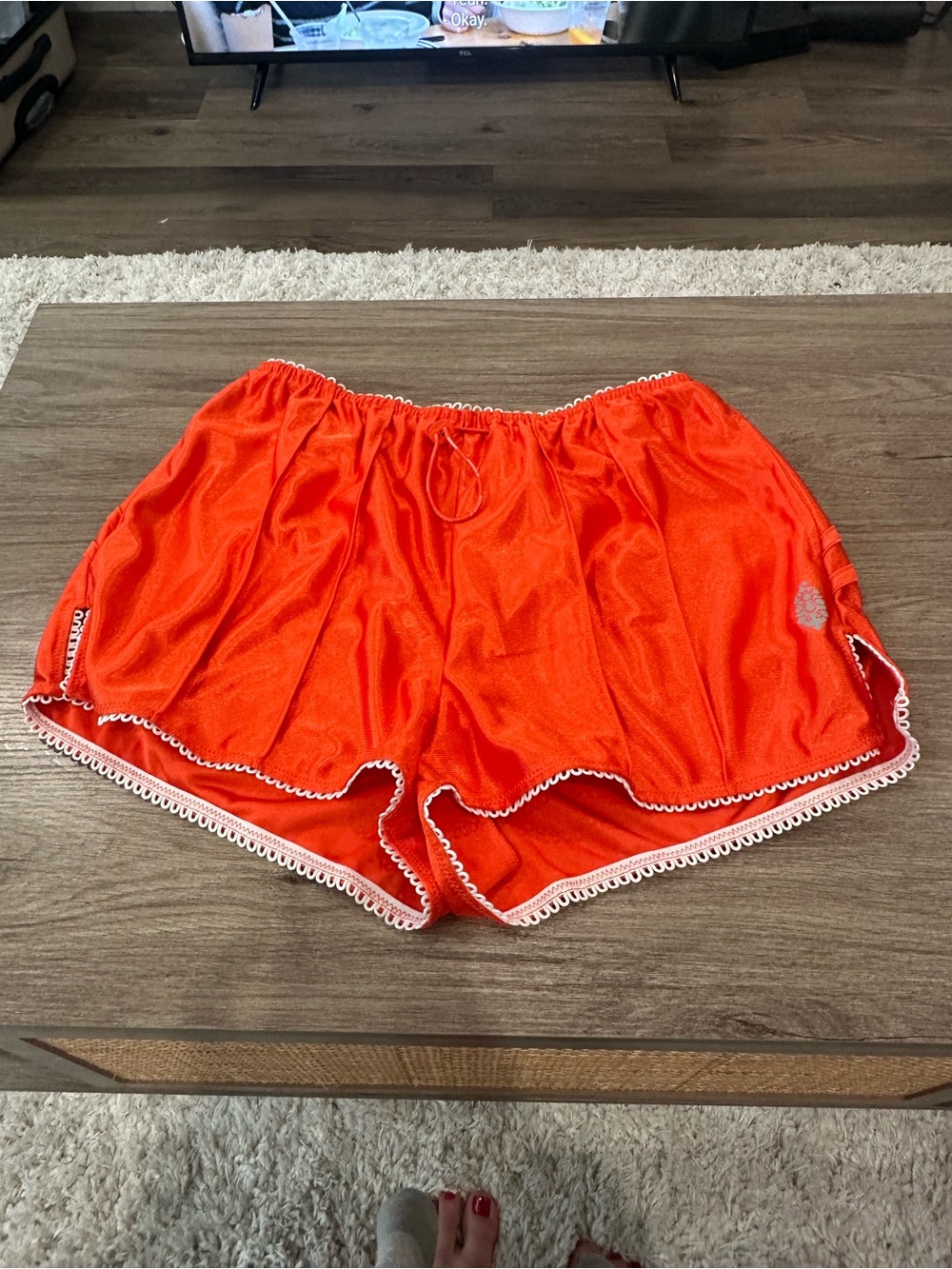 FP Movement by Free People Bright Orange Athletic Shorts